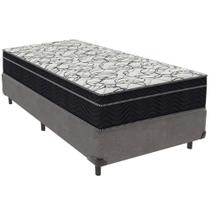 Cama Box Cinza E Colchão Airtech 150 Espuma D45 Solteiro Ortobom Cama Box Cinza E Colchão Airtech 150 Espuma D45 Solteiro Ortobom