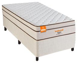 Cama box (colchão + box) Inducol Pequim Solteiro Americano 0,96x2,03x0,68