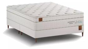 Cama box (colchão + box) Simmons Forest Plush Casal 1,38x1,88x0,75