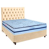 Cama Box + Colchão Casal Blue Paropas + Cabeceira Cama Box + Colchão Casal Blue Paropas + Cabeceira