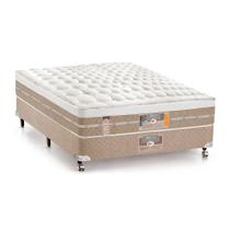 Cama Box + colchão Casal Castor Pocket Silver Star Air One Face 72 x 128 x 188