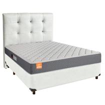 Cama Box + Colchão Casal D23 Pro Inducol + Cabeceira Estofada Cama Box + Colchão Casal D23 Pro Inducol + Cabeceira Estofada