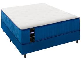 Cama Box + Colchão Casal Gazin de Molas Ensacadas