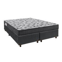 Cama Box + Colchão Casal Iso100 Ortobom
