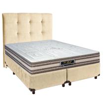Cama Box + Colchão Casal Legriff Sankonfort + Cabeceira