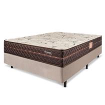 Cama Box Colchão Casal Ortopédico Firme Espuma D33 Antialérgico Certificado 138x188x54cm - BF Colchões