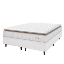 Cama Box Colchão Casal Queen Molas Ensacadas City Pillow Top