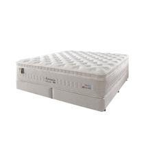 Cama Box Colchão Casal Queen Size Impressione Látex 158x198x68cm Molas Ensacada Anjos Cama Box Colchão Casal Queen Size Impressione Látex 158x198x68cm Molas Ensacada Anjos