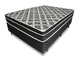 Cama Box + Colchão Casal Relaflex Repousant Mola Ensacada 138x188x21cm