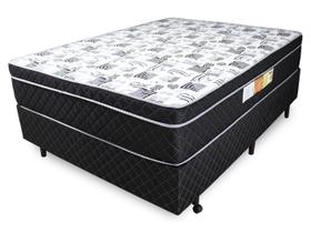 Cama Box + Colchão Casal Relaflex Visconde Ortopédico 138x188x30