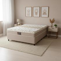 Cama Box + Colchão Castor Casal Class One Face Pocket 138x188x52cm Cama Box + Colchão Castor Casal Class One Face Pocket 138x188x52cm