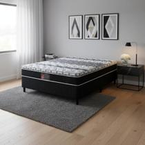Cama Box + Colchão Castor Casal Class One Face Tecnopedic 138x188x52cm Cama Box + Colchão Castor Casal Class One Face Tecnopedic 138x188x52cm