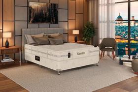 Cama Box + Colchão Castor Casal Kingdom Aloe Vera 138x188x72cm