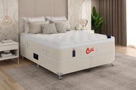 Cama Box + Colchão Castor Casal Vitagel Euro One Face Pocket 138x188x59cm Cama Box + Colchão Castor Casal Vitagel Euro One Face Pocket 138x188x59cm