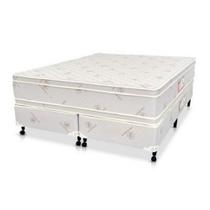 Cama Box + Colchão Castor King Hotel Collection Fire Retardant Double Face 180x200x60cm