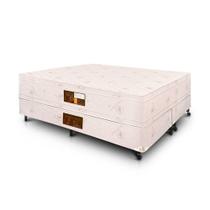 Cama Box + Colchão Castor King Hotel Collection Fire Retardant Double Face Pocket 193x203x60cm