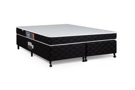 Cama Box + Colchão Castor King Montblanc Double Face D33 193x203x45cm