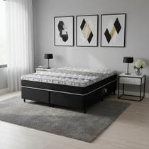 Cama Box + Colchão Castor Queen Class One Face Tecnopedic 158x198x52cm Cama Box + Colchão Castor Queen Class One Face Tecnopedic 158x198x52cm
