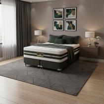 Cama Box + Colchão Castor Queen Silver Star Air Double Face Tecnopedic 158x198x61cm Cama Box + Colchão Castor Queen Silver Star Air Double Face Tecnopedic 158x198x61cm