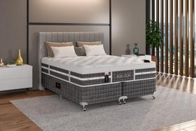 Cama Box + Colchão Castor Queen Size Eurotop Summer & Winter 158x198x74cm Cama Box + Colchão Castor Queen Size Eurotop Summer & Winter 158x198x74cm