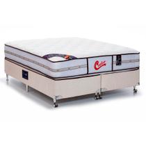 Cama Box + Colchão Castor Queen Vitagel Classic Double Face Pocket 158x198x63cm