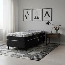Cama Box + Colchão Castor Solteiro Class One Face Tecnopedic 100x200x52cm Cama Box + Colchão Castor Solteiro Class One Face Tecnopedic 100x200x52cm