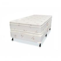 Cama Box + Colchão Castor Solteiro Hotel Collection Fire Retardant Double Face 120x203x60cm
