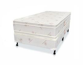 Cama Box + Colchão Castor Solteiro Hotel Collection Fire Retardant Double Face Pocket 88x188x60cm