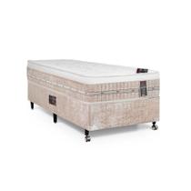 Cama Box + Colchão Castor Solteiro Premium One Face Tecnopedic 100x200x57cm Cama Box + Colchão Castor Solteiro Premium One Face Tecnopedic 100x200x57cm