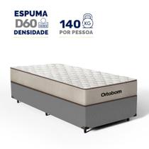 Cama Box Colchão Espuma D60 Ortobom Force Dream Solteiro