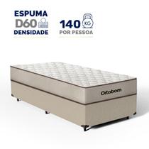 Cama Box Colchão Espuma D60 Ortobom Force Dream Solteiro Cama Box Colchão Espuma D60 Ortobom Force Dream Solteiro