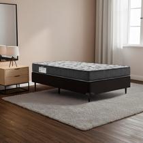 Cama box + Colchão ISO 100 D33 Solteiro(88x188)-Ortobom