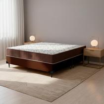 Cama box + Colchão ISO 150 D45 Queen Size(158x198)-Ortobom