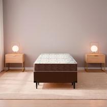 Cama box + Colchão ISO 150 D45 Solteirão(108x198)-Ortobom