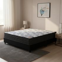 Cama box + Colchão ISO Superpocket (158x198)-Ortobom Cama box + Colchão ISO Superpocket (158x198)-Ortobom