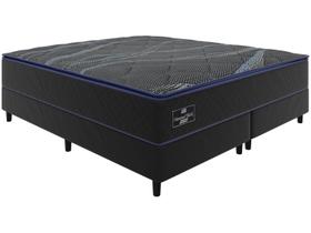 Cama Box + Colchão King Gazin Bipartido
