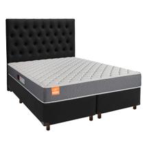 Cama Box + Colchão King Pro Inducol + Cabeceira Cama Box + Colchão King Pro Inducol + Cabeceira