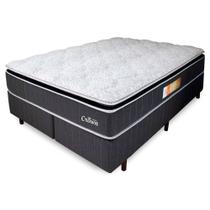 Cama Box + Colchão King Relaflex Crown Mola Ensacada 193x203x28cm Cama Box + Colchão King Relaflex Crown Mola Ensacada 193x203x28cm