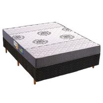 Cama Box+Colchão Polar D45 Pérola Fort Black 138x188 Cama Box+Colchão Polar D45 Pérola Fort Black 138x188