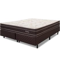 Cama Box Colchão Queen 100% Espuma Dupla Face Antialérgico 158x198x56cm - BF Colchões