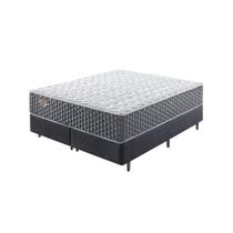 Cama Box + Colchão Queen Ecoflex Privilege II K54 Molas Ensacadas 158x198x35