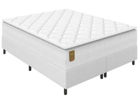 Cama Box + Colchão Queen Prorelax de Molas