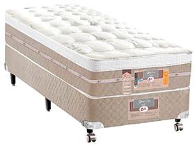 Cama Box + Colchão Solteiro Castor de Mola