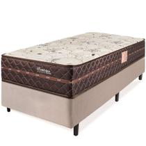 Cama Box Colchão Solteiro Ortopédico Firme Espuma D33 Antialérgico Certificado 88x188x54cm - BF Colchões