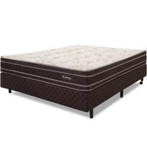 Cama Box Colchão Viúva 100% Espuma Dupla Face Antialérgico 128x188x56cm - BF Colchões