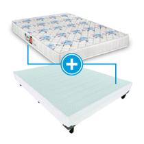 Cama Box + Colchão Viúva D28 Toraflex Cali 128X188X52