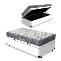 Cama Box Com Baú Solteiro + Colchão De Espuma D33 - Ortobom - ISO 100 88cm