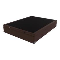 Cama Box com Baú Viúva Marrom Comfort Prime 128x188