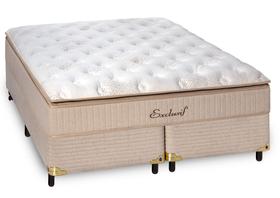 Cama Box com Colchão Casal Sankonfort Exclusif 138X188