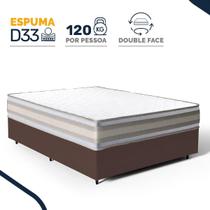 Cama Box com Colchão de Espuma D33 Double Face Territory Hellen Casal 138cm